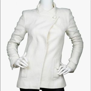 CHANEL Spring 2015 Ivory Wrap Jacket with pockets